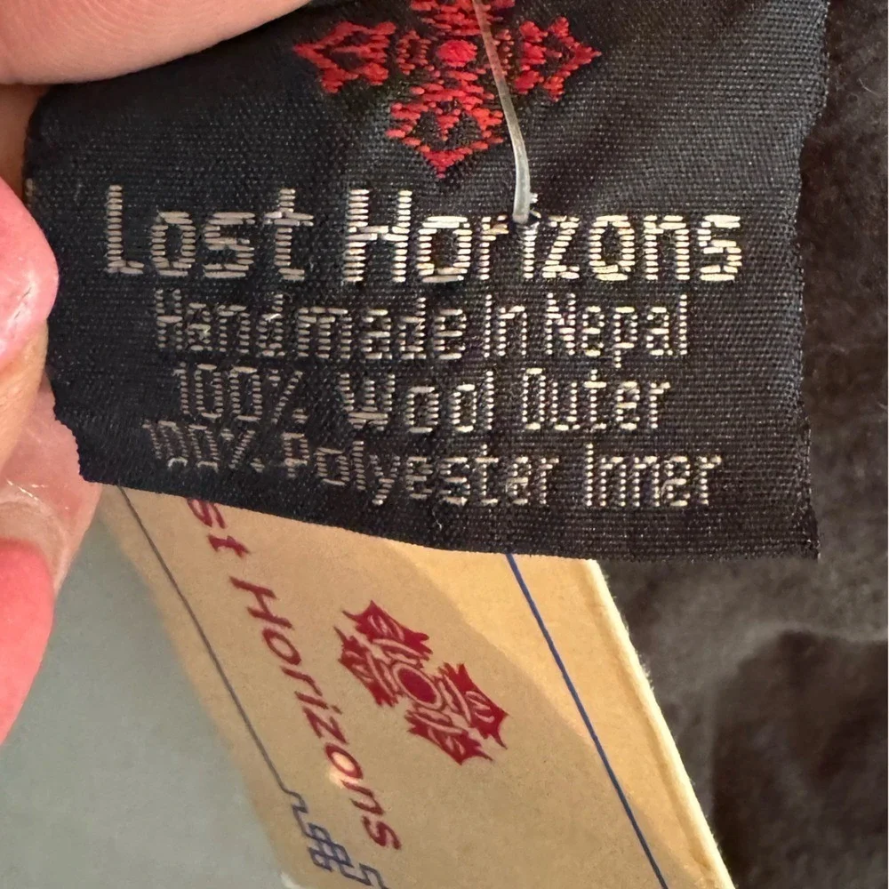 Lost Horizons Wool Earflap Beanie Hats Fair Isle Nordic Winter Handmade Nepal